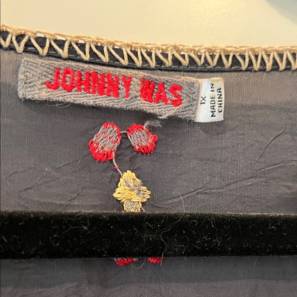 Johnny Was Multicolor Embroidered Blouse - Picture 2 of 6